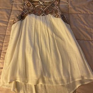 Aztec printed tank top